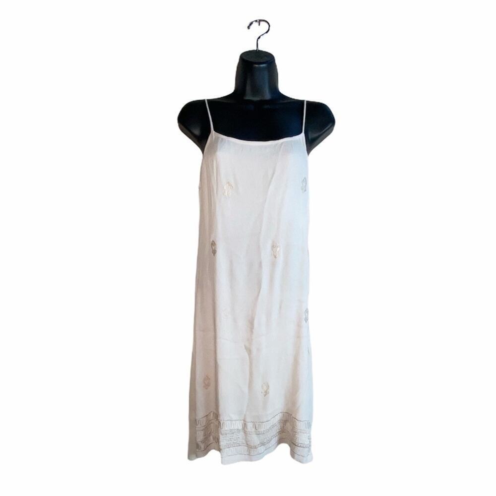 Papillion Pale Pink 100% Rayon Slip Dress Women’s Small